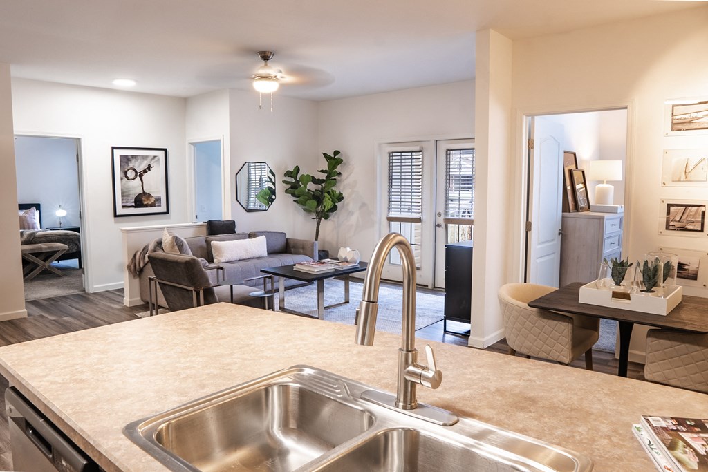 the enclave at homecoming terra vista kitchen and living room  at Waterstone Landing, Ohio, 43551