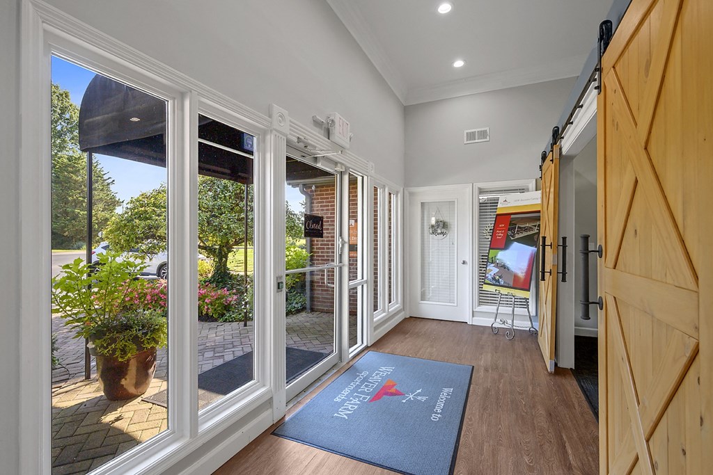 Glass Door To Balcony at Weaver Farm, Florence