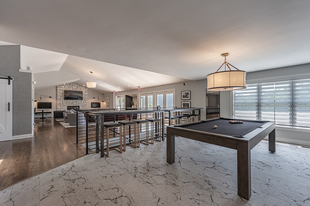 Game room at Wrights Point, Kentucky