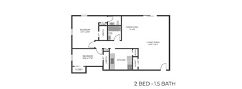 Wyoming 2 bed 1.5 bath