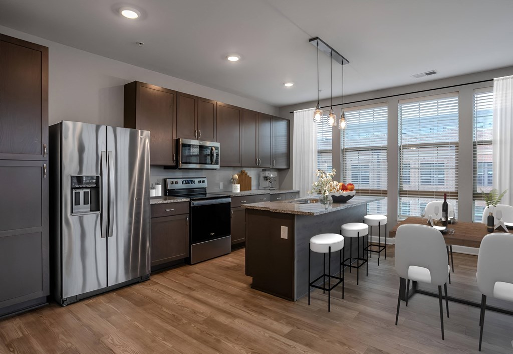 Dining And Kitchen at Adelphi Quarter, Columbus, Ohio