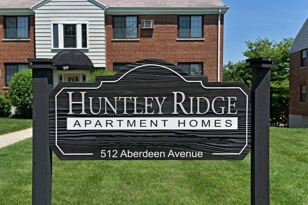 Property Signage at Huntley Ridge, Kettering, OH, 45419