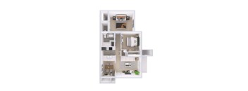 Concord Floor Plan at Hanna Village, Indianapolis, IN 46227