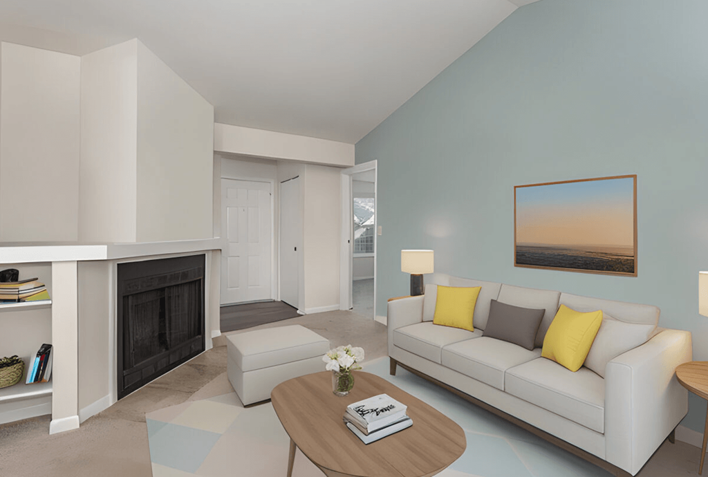 Modern Living Room at Normandy Club, Centerville, 45459