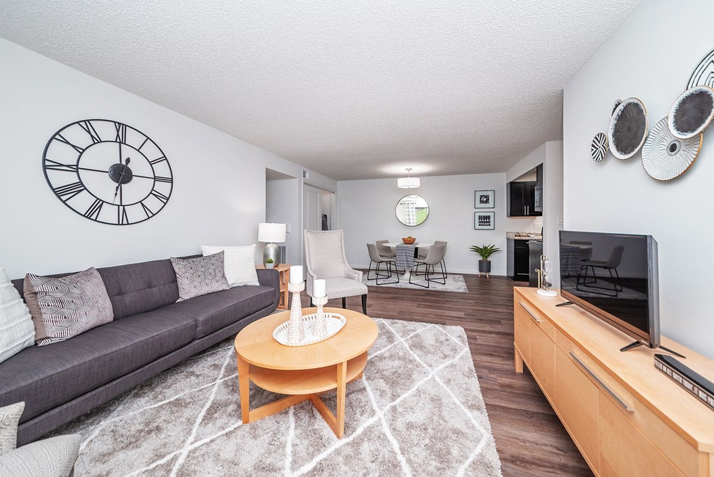 a living room with a couch and a table at Weaver Farm, Florence, KY
