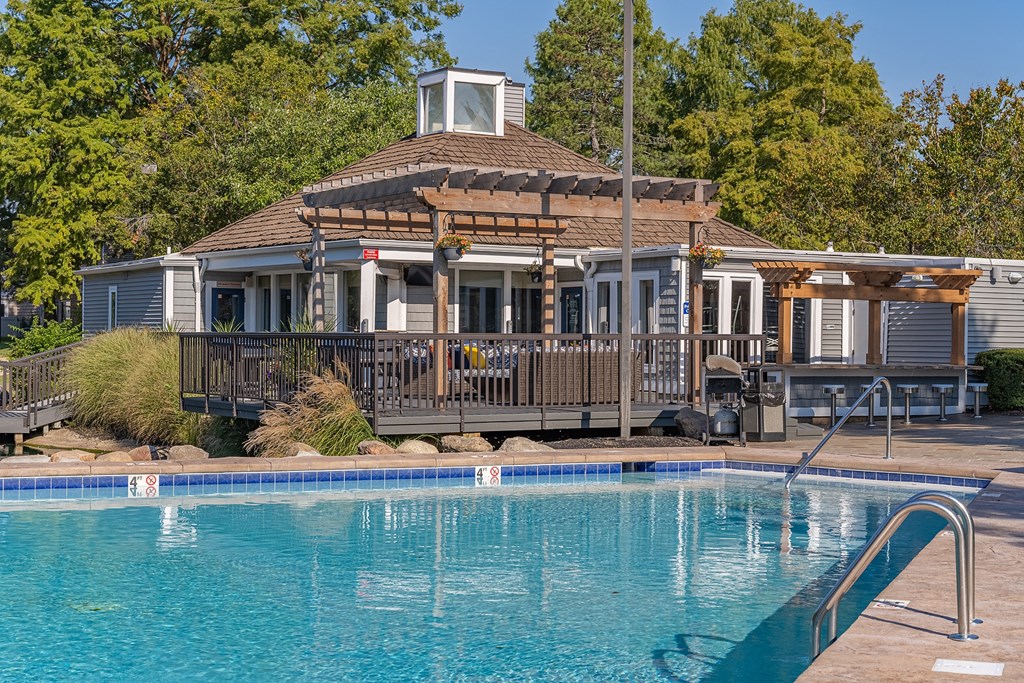 Pool at Harpers Point Apartments, Cincinnati, OH, 45249