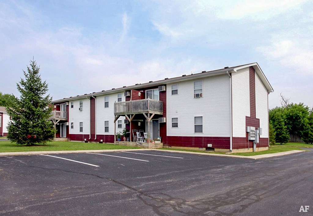 our apartments offer a parking lot for your car at Ridgeview, Fortville, 46040