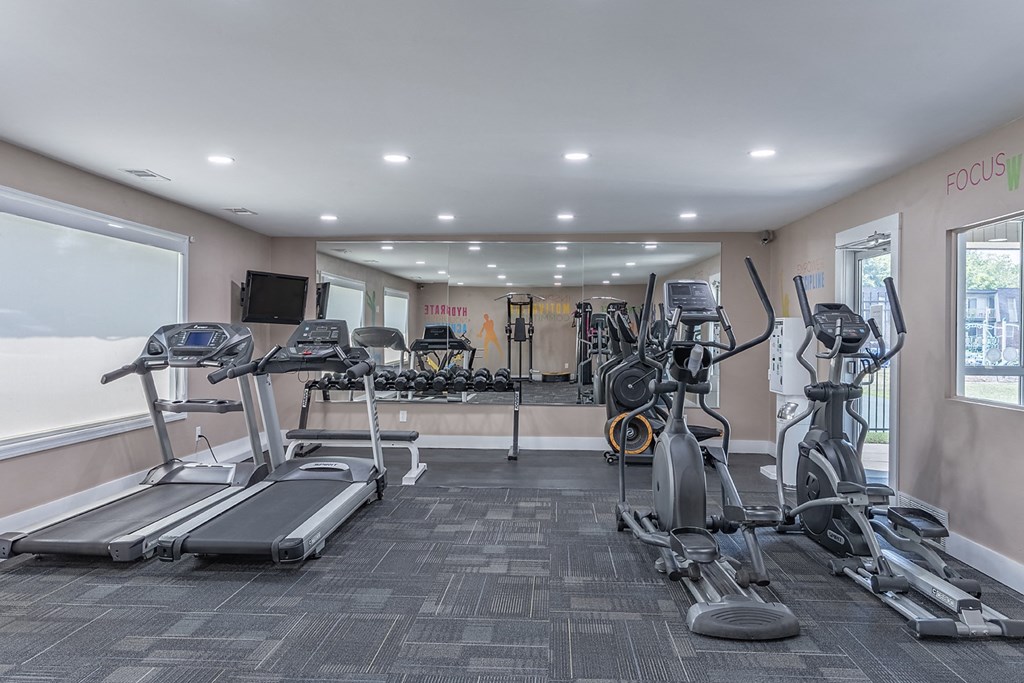Modern Fitness Center at Millcroft Apartments and Townhomes, Milford, OH