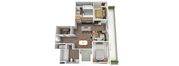 Morris Floor Plan at Four23/Hoge, Ohio, 45226