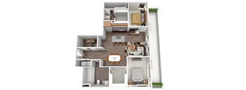 Morris Floor Plan at Four23/Hoge, Ohio, 45226