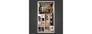 a bedroom floor plan of a 2100 sq ft apartment