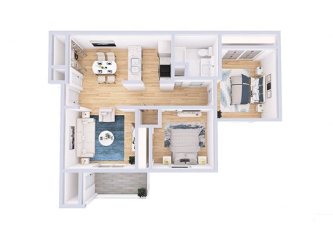 bedroom floor plan  the residences at