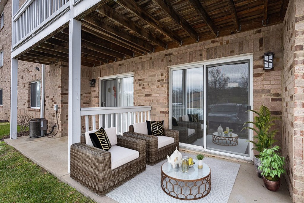 Your own outdoor space for relaxing!