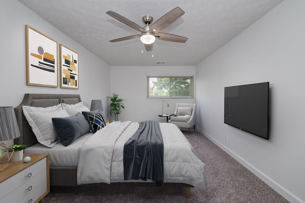 Gorgeous Bedroom at Millcroft Apartments and Townhomes, Milford, Ohio