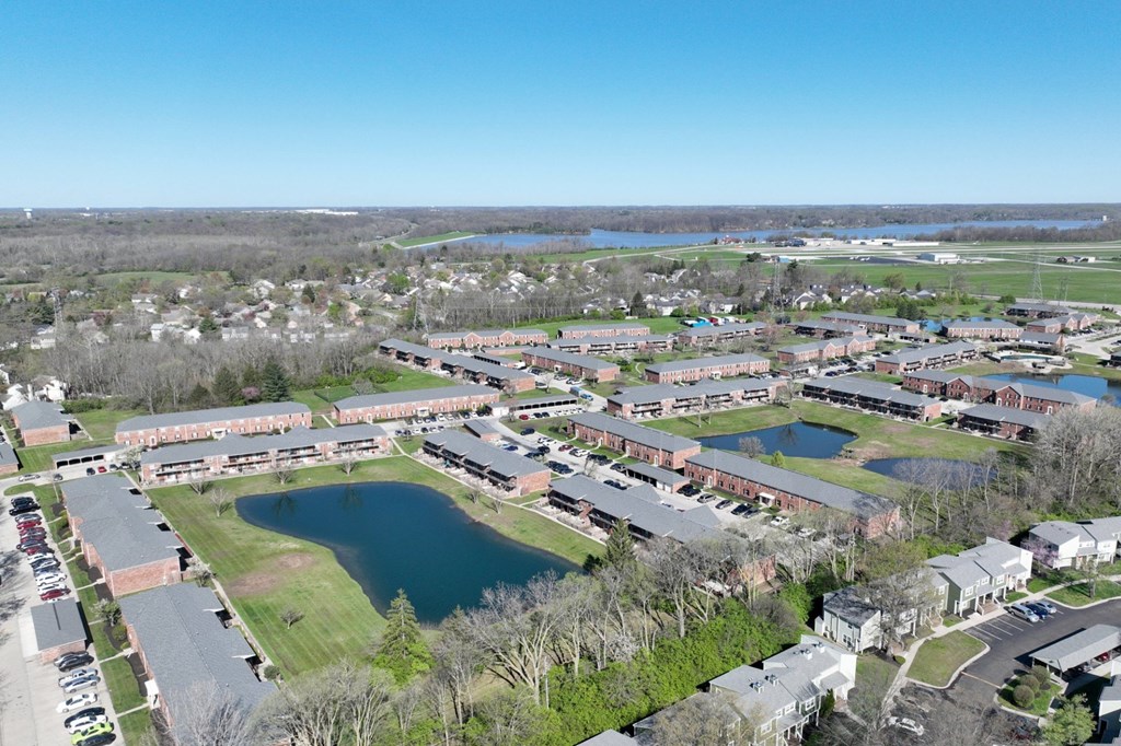 A bird's eye view at Spinnaker Court, Indianapolis Indiana