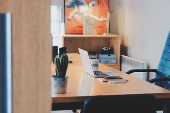 Office area at Lawrence Landing, Indianapolis