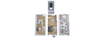 The Elm Floor Plan at Traditions at Slate Ridge, Reynoldsburg, 43068