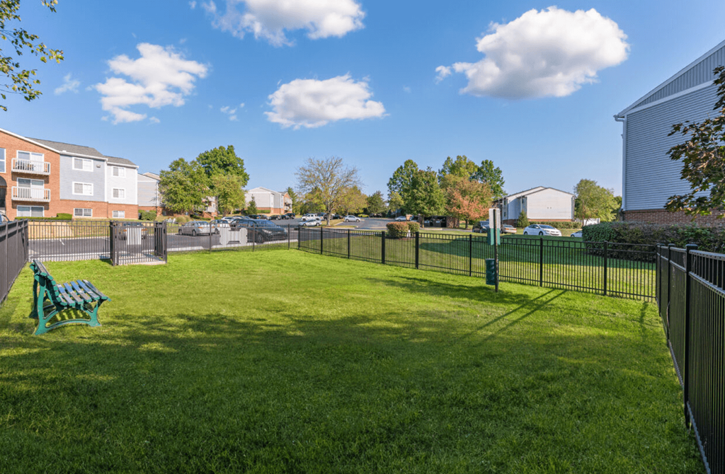 the preserve at ballantyne commons fenced backyard with grass at Weaver Farm, Kentucky