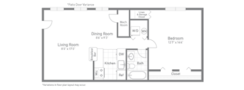 Floor Plan at Bren Mar Apartments in Alexandria, VA