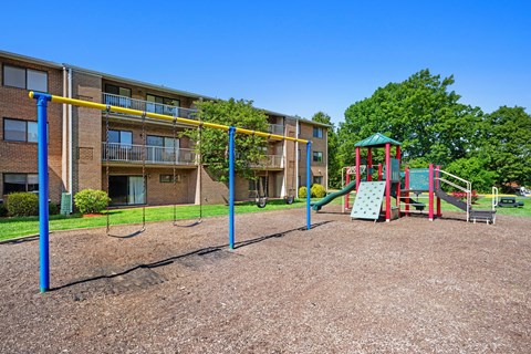 our apartments have a playground for kids to play