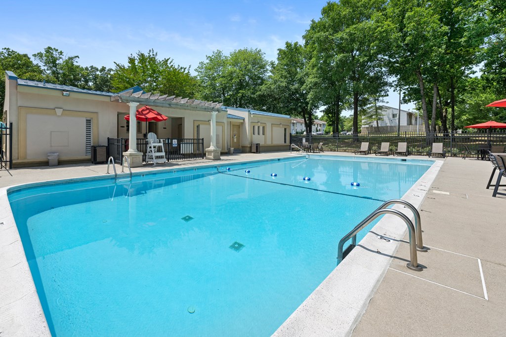 the swimming pool at our apartments at Stuart Woods* Apartments, Herndon, 20170