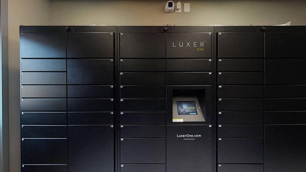 Package Lockers at Rose Hill Apartments, Virginia