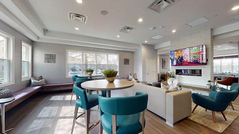 Resident Lounge at Rose Hill Apartments, Alexandria, 22310