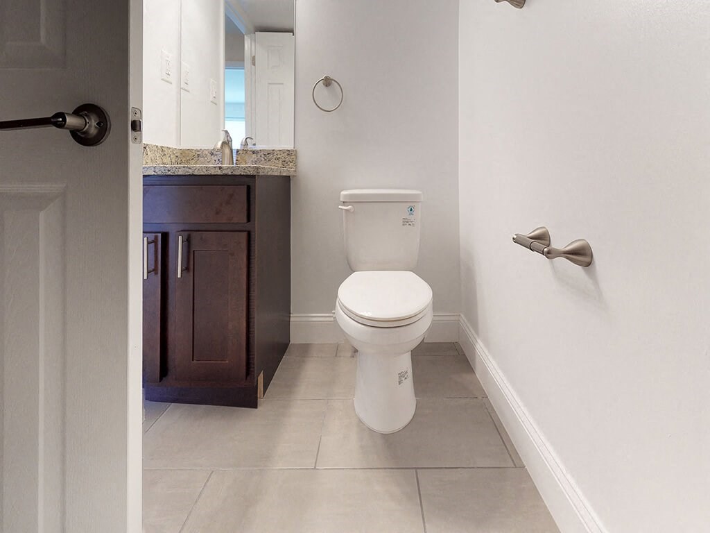 View of bathroom in apartment unit