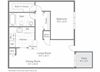 Large apartment with open floor plan concept Large apartment with open floor plan concept at Tysons Glen Apartments and Townhomes, Falls Church
