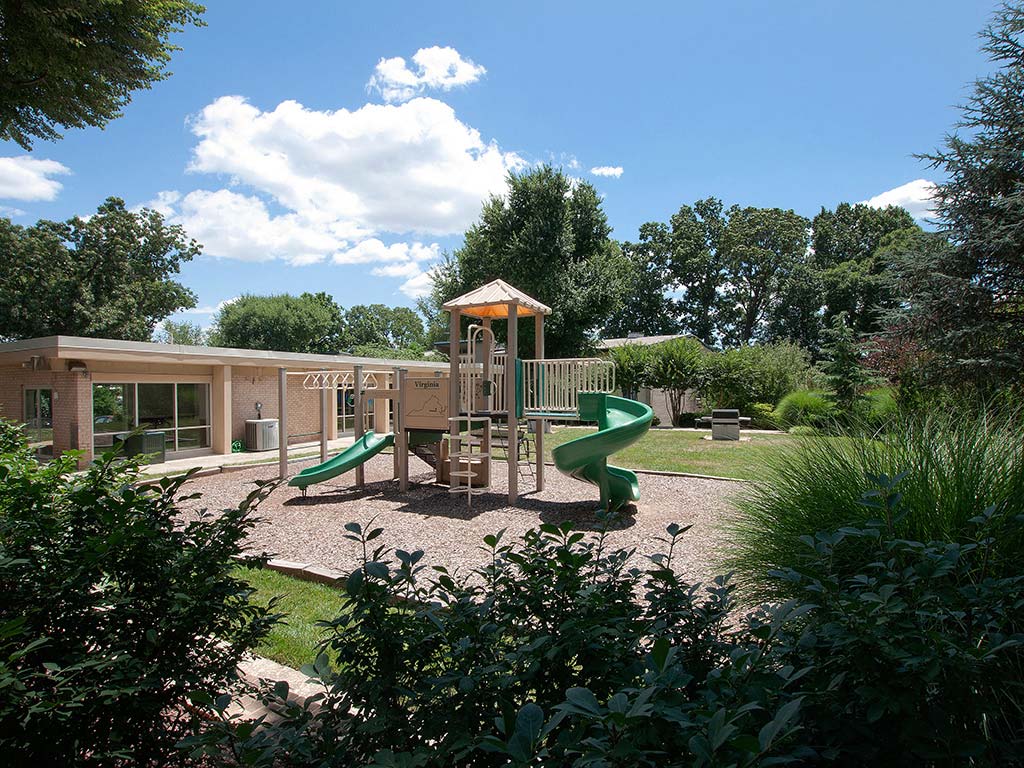View of brautiful playground at Tysons Glen Apartments and Townhomes, Falls Church, VA, 22043