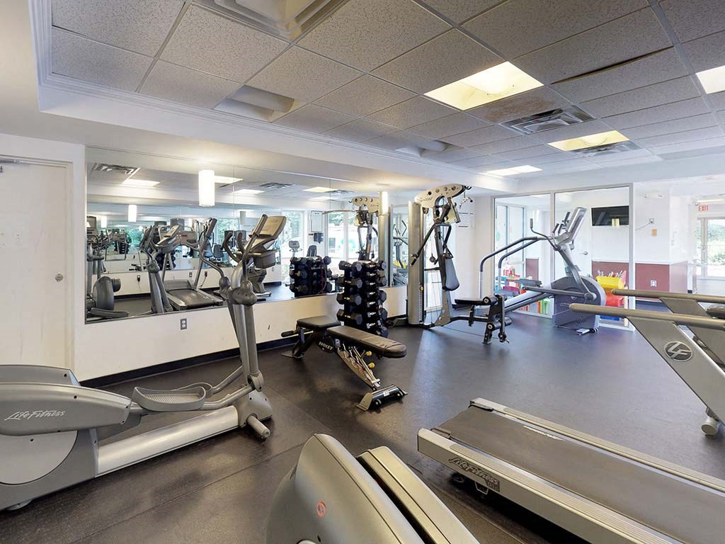 Fitness center for residents at Tysons Glen Apartments and Townhomes, Falls Church, 22043