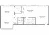 The Maple Floor Plan The Maple Floor Plan at Woodlee Terrace Apartments, Virginia, 22192