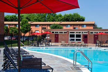 our apartments have a large pool for residents to enjoy at Rose Hill Apartments, Alexandria, 22310