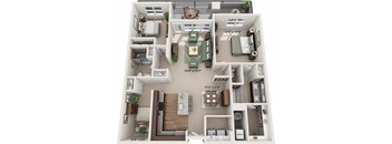 Amberley at Inverness | Englewood, CO Apartments | 2-Bedroom Merlot