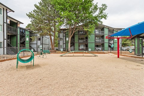 our apartments have a playground and a play area for kids