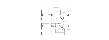 A floor plan of a house with a Preville Belconick name written at the top.