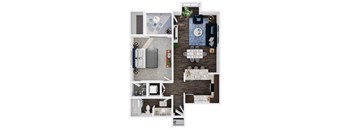 a 1 bedroom floor plan  nutmeg apartments  670 sq ft