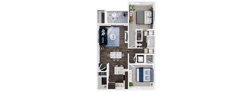 a 2132 sqft floor plan  1 bedroom