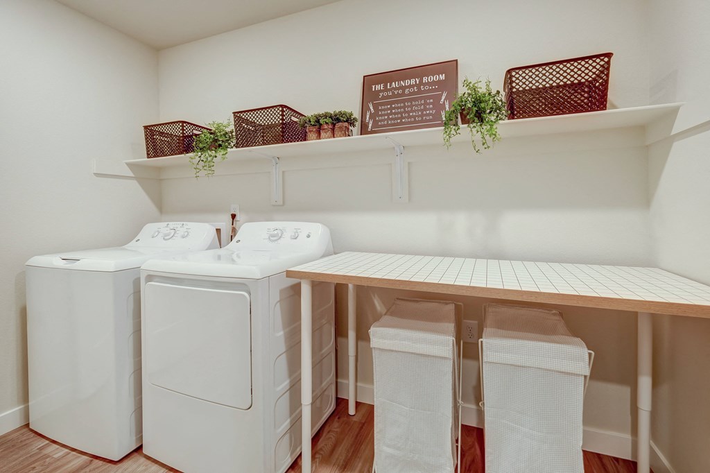 Full Size Washer and Dryer in Every Apartment