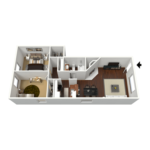 a bedroom floor plan of a 2100 sq ft house