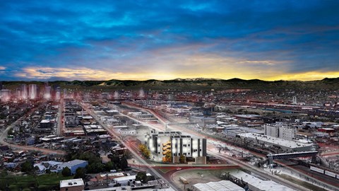Walnut Flats | Denver Affordable Apartments | Aerial View