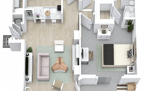 One Bedroom Columbus GA