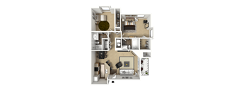 2x2 Floor Plan Layout