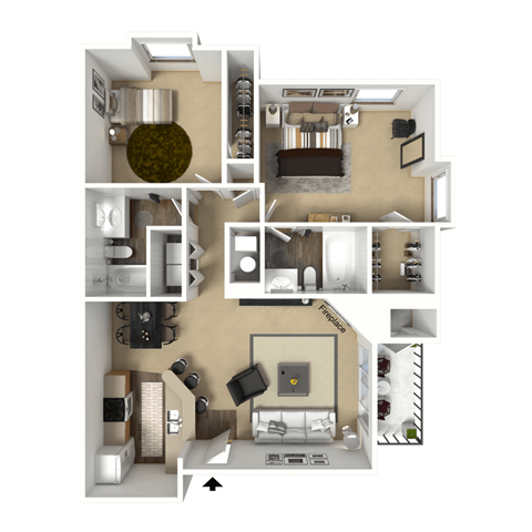 2x2 Floor Plan Layout