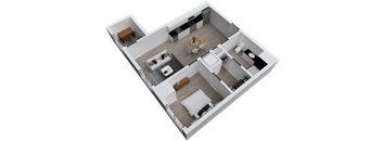 Stanley House | A1.1 1x1 | 743 sf