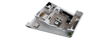 Stanley House | A4 1x1 | 670 sf