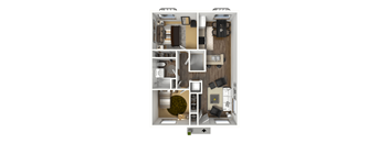 2x1M Floor Plan Layout