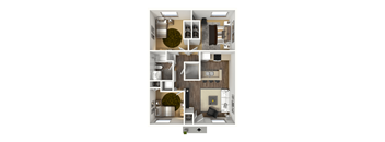 3x1L Floor Plan Layout