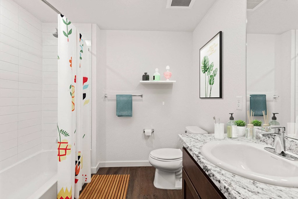 Walnut Flats | Denver Affordable Apartments | Virtual Bathroom