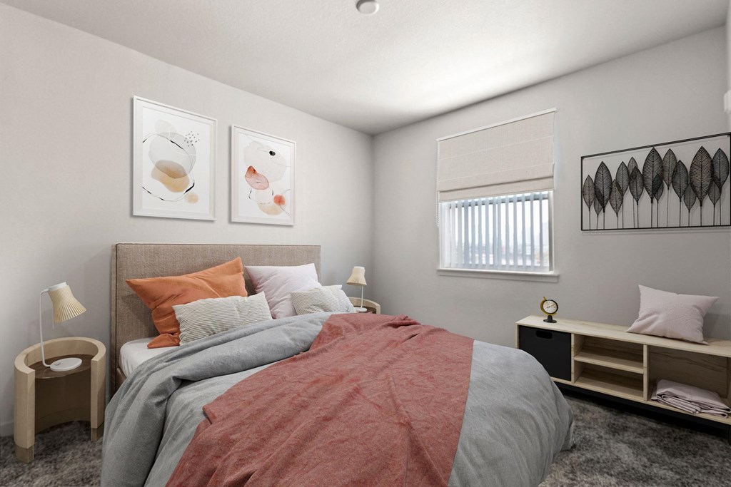 Walnut Flats | Denver Affordable Apartments | Virtual Bedroom